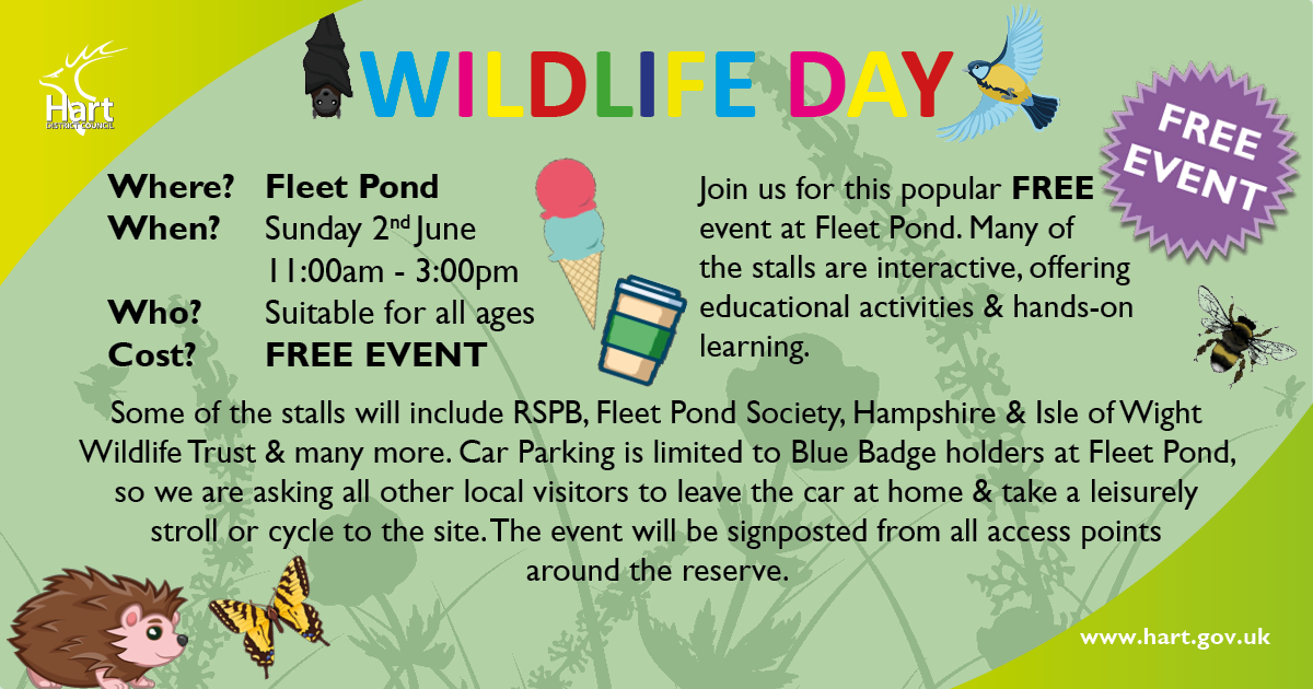 Wildlife Day For Stall Holders Etc Fb Twitter Fleet Pond Society